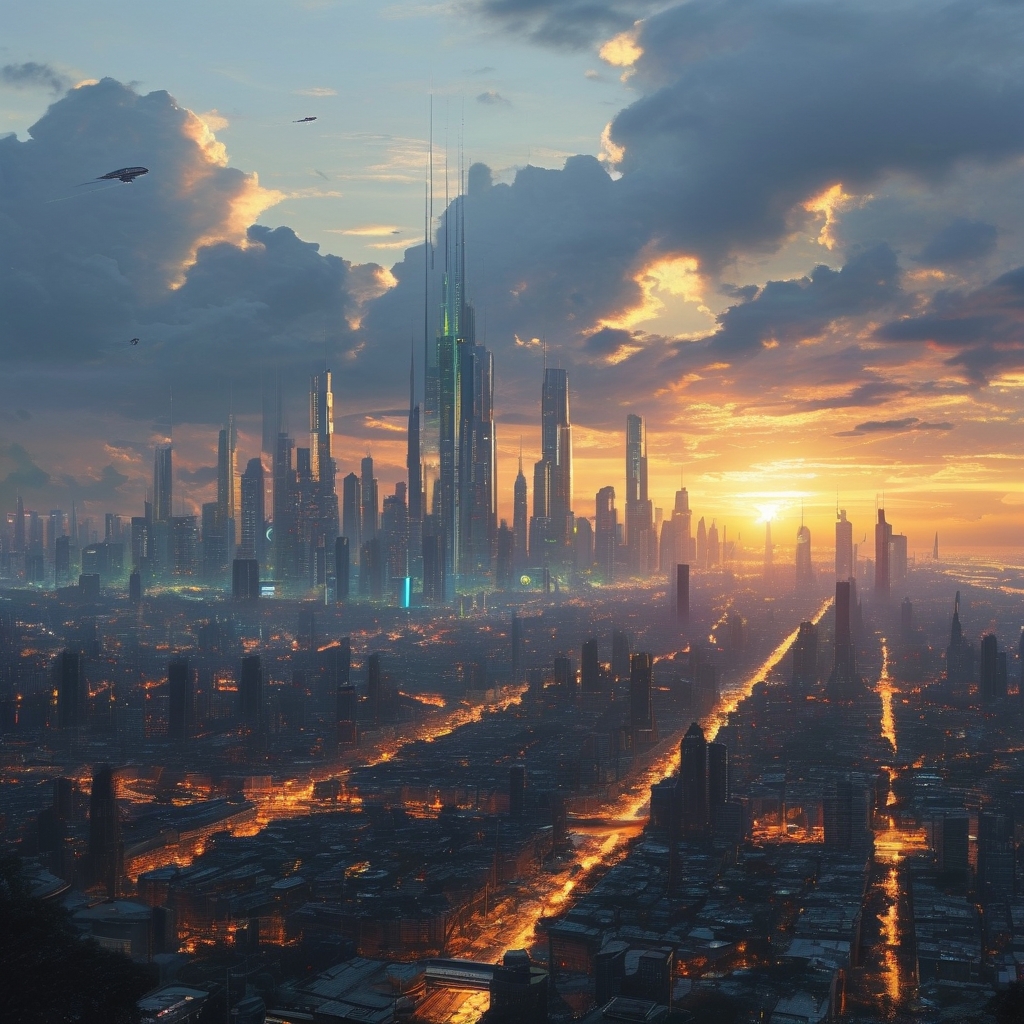 城市:天际线——探索未来都市的无限可能