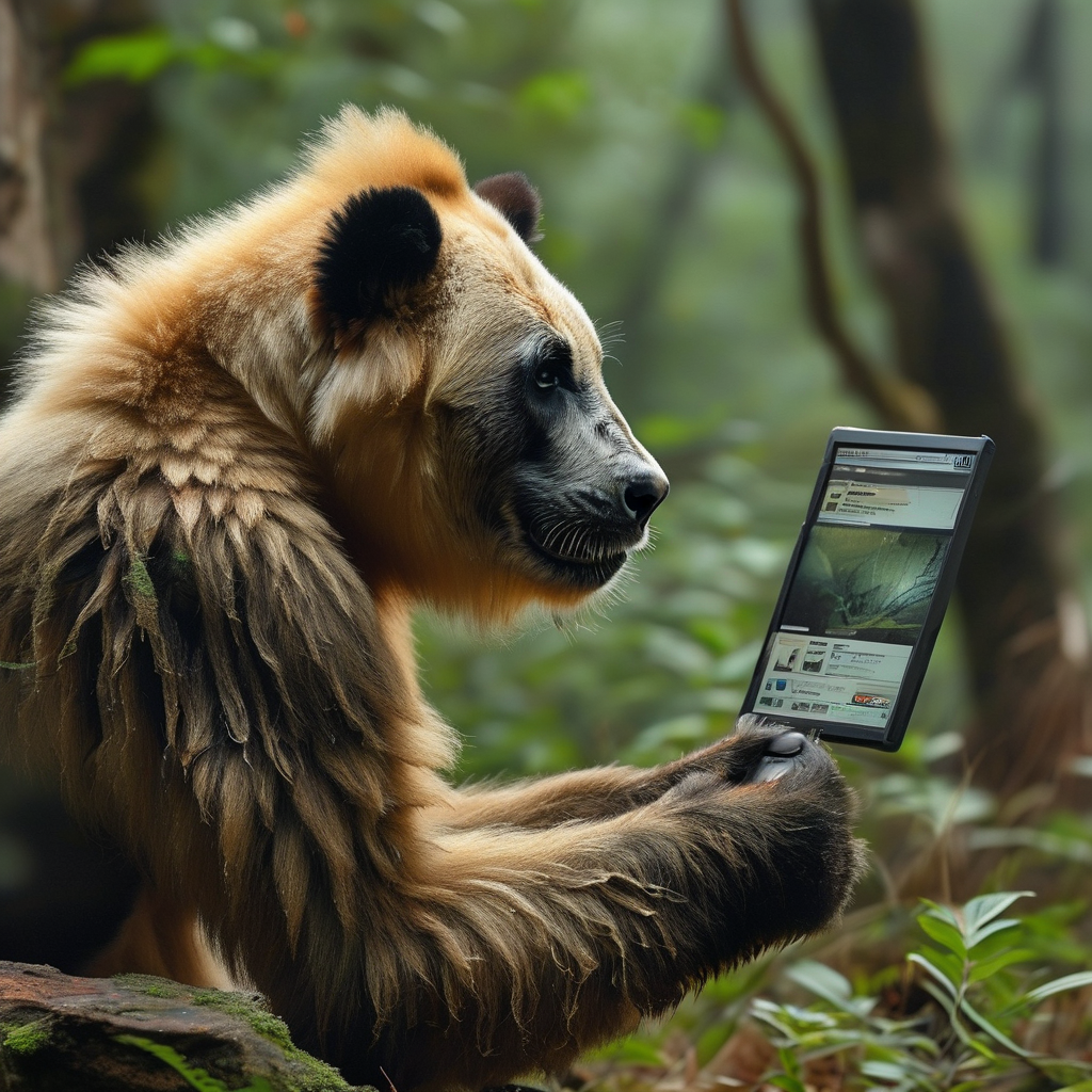 阿尔芭与野生动物保护的故事：科技与自然的共生之旅