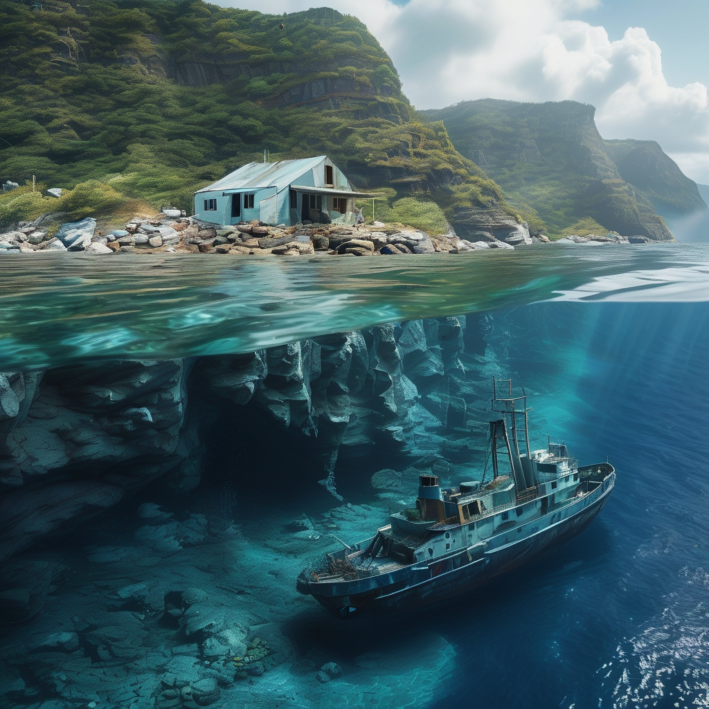 深海搁浅:荒岛求生,探索未知的生存奇迹