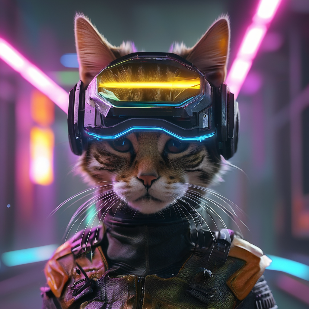 赛博猫迷失:探索未来科技的无限可能