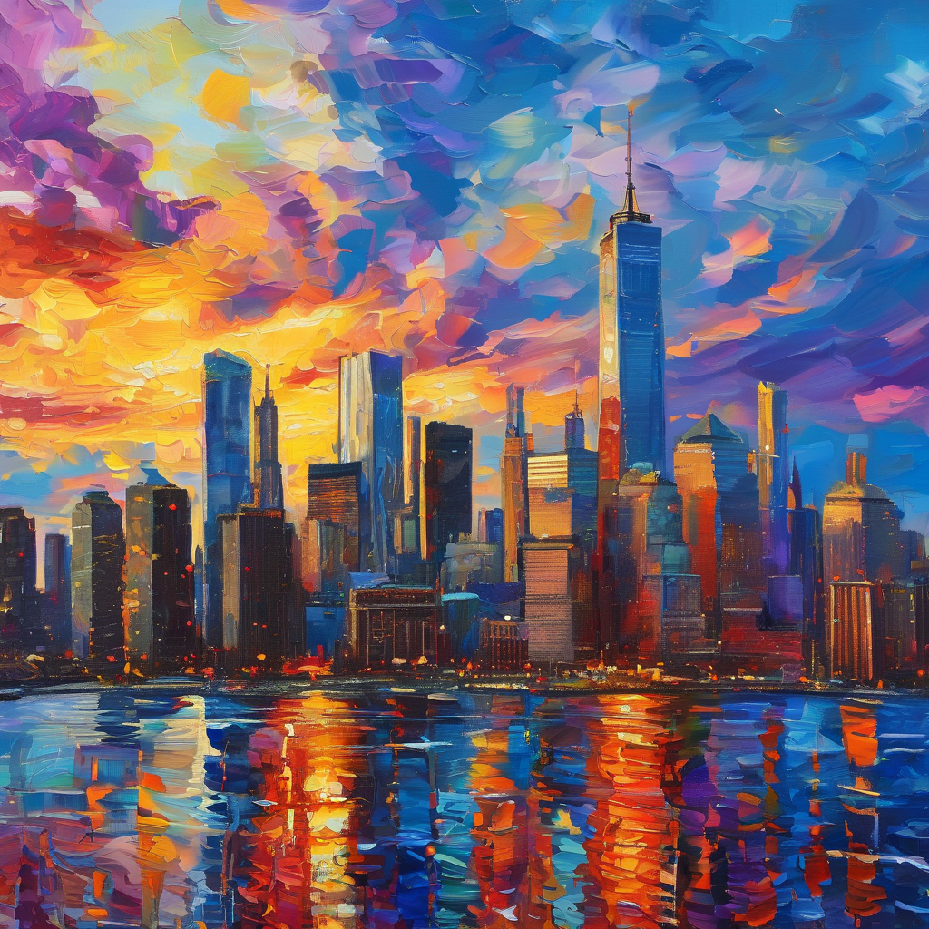 城市：天际线——现代文明的璀璨画卷