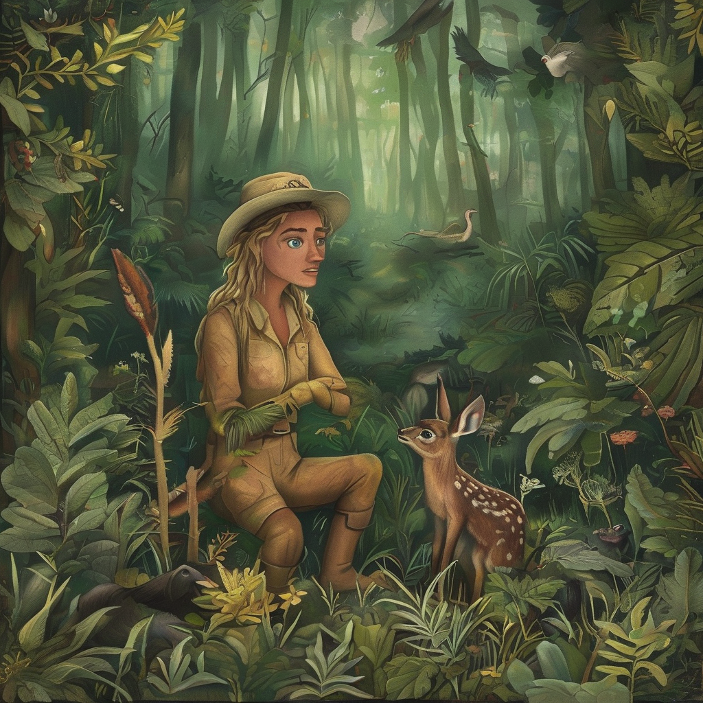 阿尔芭与野生动物的故事：一位环保守护者的传奇