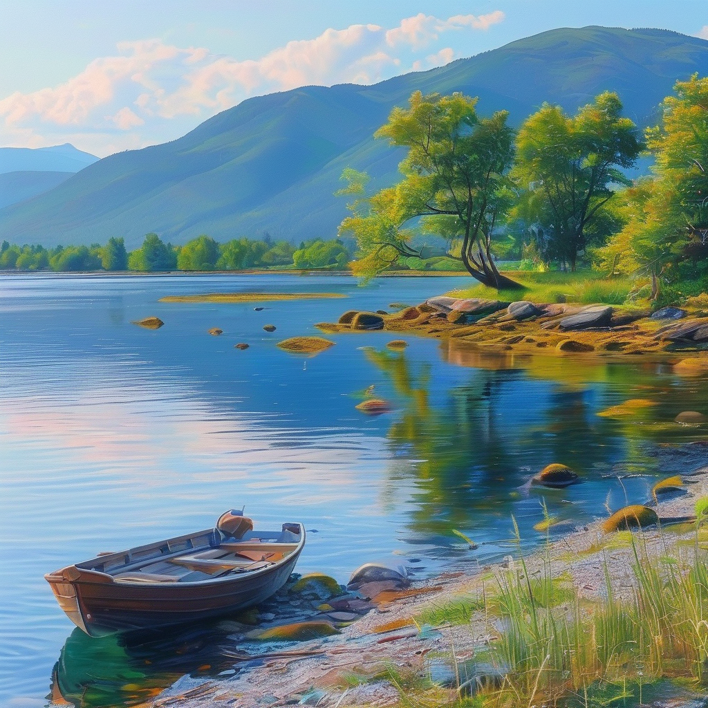 岸边的静谧与活力 / The Serenity and Vitality of The Shore